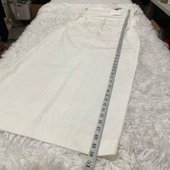 NEW Beare Park Drill Sleeveless Dress in Ivory SS23 Size 6 - Picture 5 of 9